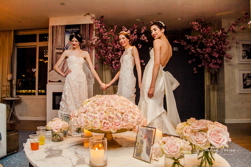 Brautkleider von Sareh Nouri ~ Cocktail Party in New York City 2018