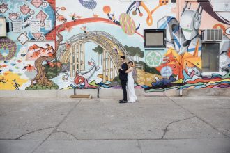 Urban-alternative Stadthochzeit