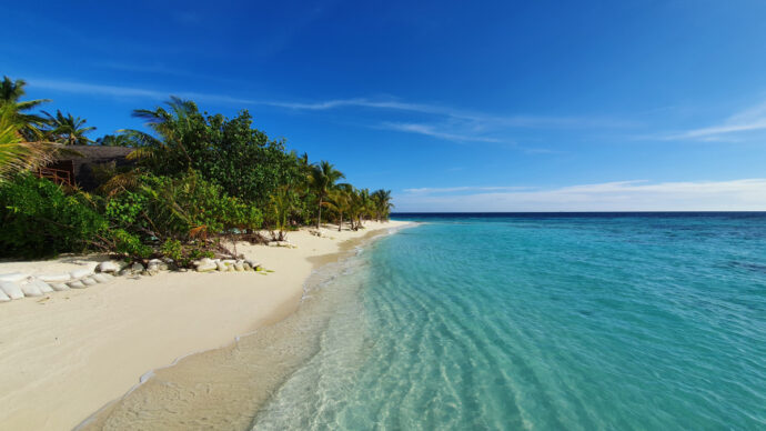 Reisewetter Malediven - Strahlender Sonnenschein auf Kandolhu