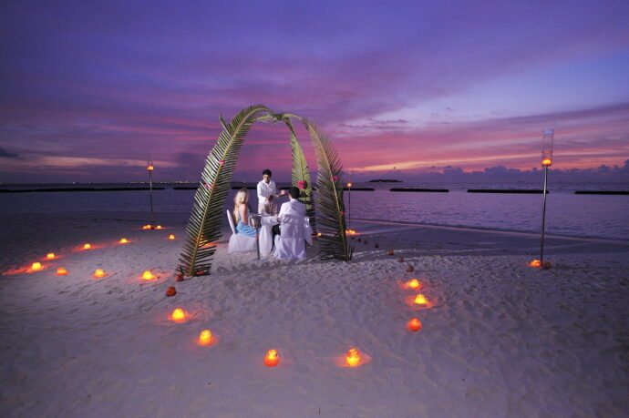 Romantik im Honeymoon - Kurumba Maldives - Private Dining